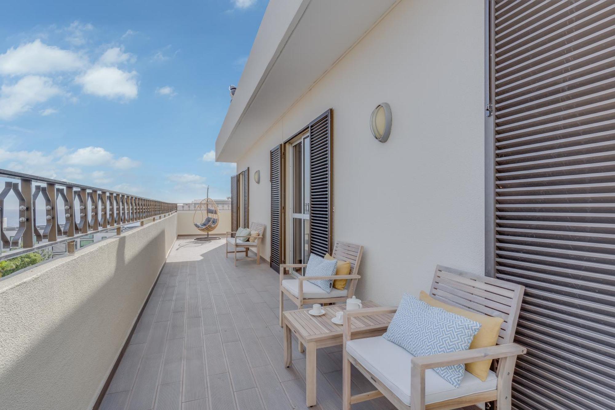 Апартаменты Portola Penthouse Фуншал Экстерьер фото